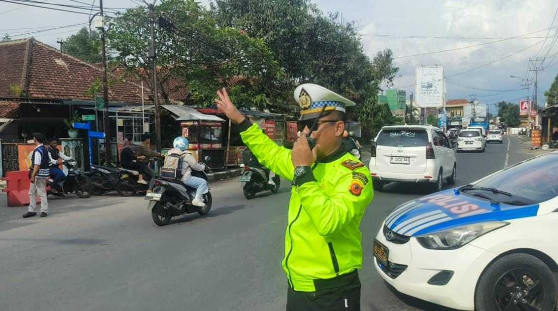 One Way Diterapkan 6 Kali di Garut, Arus Lalu Lintas Meningkat